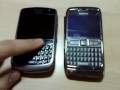 Nokia e71 vs. Blackberry Curve 8900 - awesome blossom