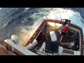 600lb Black Marlin Jumps in Boat and Lands on the Crew! Captured on 4 different cameras! Very Scary