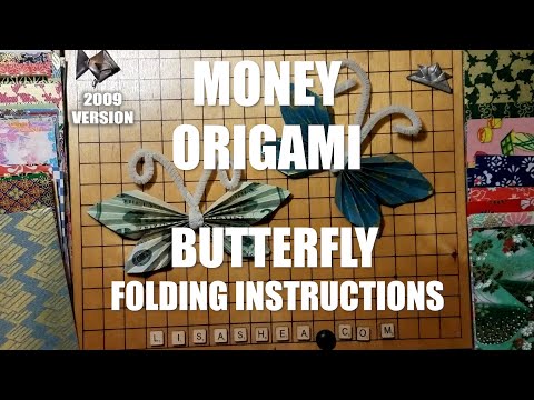 Origami Money Butterfly dollar bill origami butterfly. Origami Money Butterfly