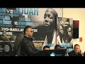 FULL Malignaggi Malignaggi vs judah Post Fight Presser EsNews Boxing