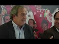 Michel Platini arrives in Afghanistan to support to the national football association