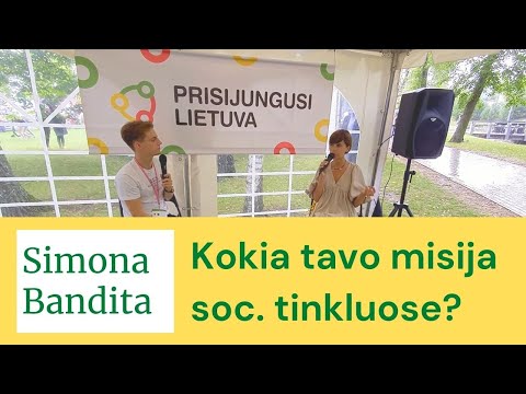 E. skautų TV. Simona apie misiją socialiniuose tinkluose