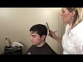 HOW TO CUT Mens Medium / Long Hair with Scissors // Haircut Tutorial