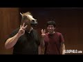 Gabe Newell Horsing Around with a Fan