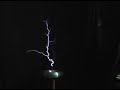 Zeusaphone Musical Tesla coil Playing Theme from Sanxion