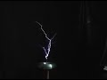 Zeusaphone Musical Tesla coil Playing Theme from Sanxion