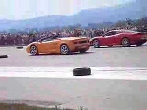 Ferrari Vs Lamborghini Drag Race There is nothing more frightening than in 