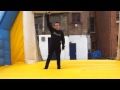 Me in goal at spurs shirt release day