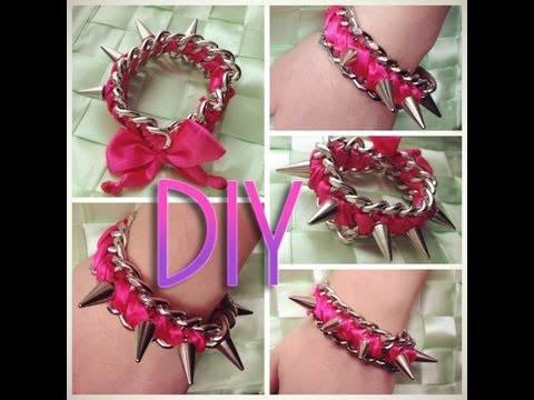Youtube download : DIY:Браслет из цепочки и ленты