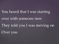Stronger - Kelly Clarson - Lyrics