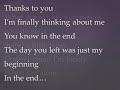 Stronger - Kelly Clarson - Lyrics