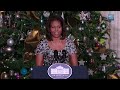 First Lady Michelle Obama Previews the 2013 White House Holiday Decorations