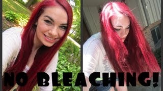 Magenta Hair Dye On Black Hair