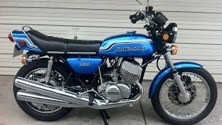 Kawasaki MACH SS750 H2 engine start!! !Good condition!!