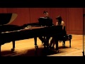 Sunny Qu and Chihiro Homma performing Rachmaninov Suite No 2, Op 17, 2nd mvmt Waltz