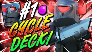 #1 BEST FAST CYCLE DECK IN CLASH  ROYALE!! 2.6 MINI PEKKA CYCLE!! - Best Cycle Deck