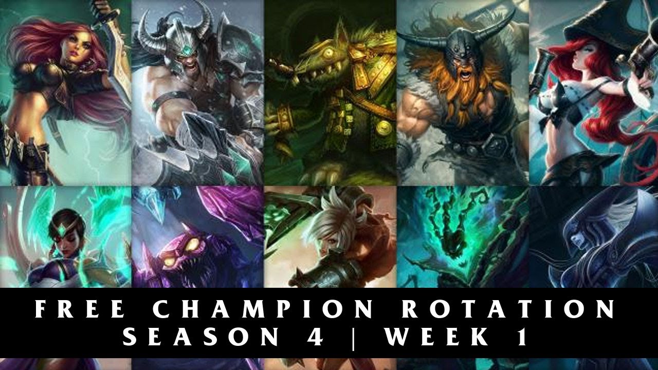 Free League of Legends Champions Season 4 | Week 1