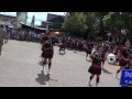 Thai kids dance in hill-tribe style costumes