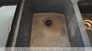 Composite Granite Sinks Clean Remove Water Spots Stains