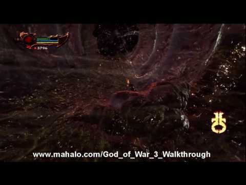 God of War III Walkthrough - Cronos Boss Battle Part 2 HD