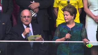 Dilma Rousseff Leva Vaia - Copa das Confederações - 3,20 NÃO!