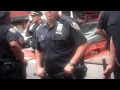 Cops turn Violent, NYPD drag girl across the street. #OccupyWallStreet
