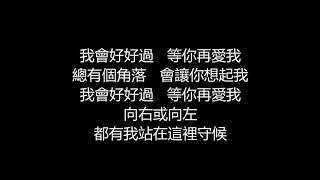 李玖哲 - 我會好好過(歌詞版)