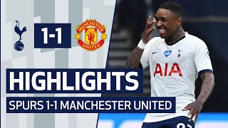 HIGHLIGHTS | TOTTENHAM HOTSPUR 1-1 MANCHESTER UNITED | Bergwijn, Bruno Fernandes