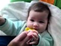 Pacifier for Eva איוה מנסה ללמוד להסתדר עם מוצץ