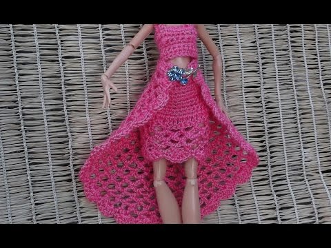 Как связать юбку для куклы барби Как связать юбку для куклы барби