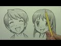 How to Draw Manga Facial Expressions (Joy, Embarrassment)