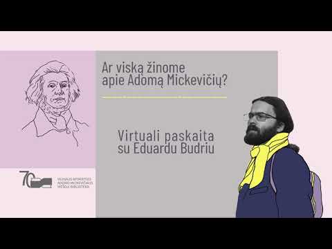 A. Mickevičiaus viešoji biblioteka. Ar viską žinome apie Adomą Mickevičių?