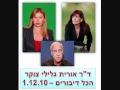 דר אורית גלילי צוקר מתארחת בהכול דיבורים - חלק 2