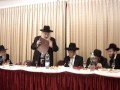 ראש ישיבת מיר הגאון רבי אליהו ברוך פינקל בקריאת התנאים