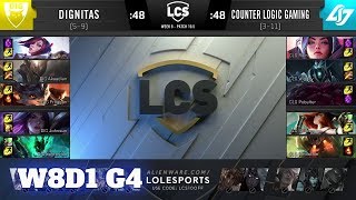 Dignitas vs CLG | Week 8 Day 1 S10 LCS Spring 2020 | DIG vs CLG W8D1