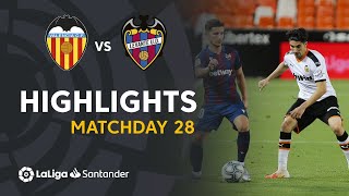 Highlights Valencia CF vs Levante UD (1-1)