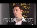 Interview with Javier Zanetti at 2011 Golden Foot event