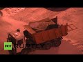 Демонтаж баррикад и палаток оппозиции на Майдане Незалежности