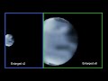 Earth and Moon Seen by Passing Juno Spacecraft with Music by Vangelis