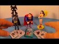 2007 DC JUSTICE LEAGUE UNLIMITED SET OF 4 HARDEE'S COOL KID'S TOY'S VIDEO REVIEW