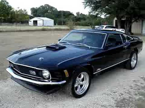 1970 Mustang Mach 1 , Triple Black !