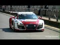 Jacky Ickx driving Audi R8 GT3! Lovely Sound! - 1080p HD