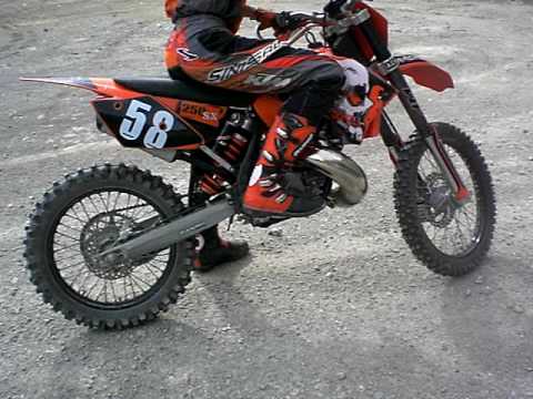 Ktm 65cc. KTM Treterei in Schottergrube