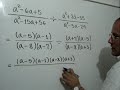 División de fracciones algebraicas
