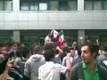 13 Oct 2009 Azad University Tehran basiji militia entering the university and students protesting