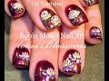 LOTUS FLOWER BLOSSOM robin moses nail art design tutorial