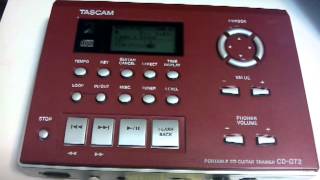 Review: TASCAM CD-GT2 Portable Guitar Trainer - YouTube