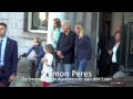 Shimon Peres doet middagdutje bij burgemeester van der Laan