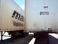 Caminhões gigantes e documento da carreta