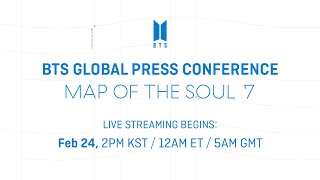 BTS Global Press Conference &#39;MAP OF THE SOUL : 7&#39;" aria-describedby="description-id-542554